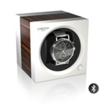 Кутия за самонавиващи се часовници Chronovision One Bluetooth - Macassar Silk/White Silk